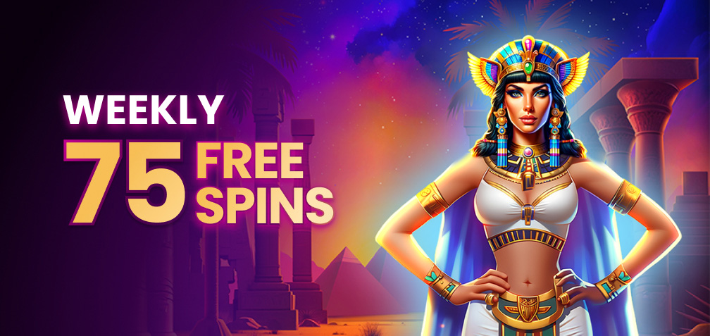 75 Free Spins Weekly Casino Reload