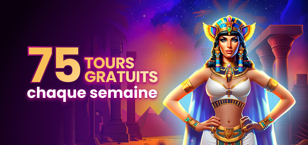 75 tours gratuits – Reload Casino hebdomadaire